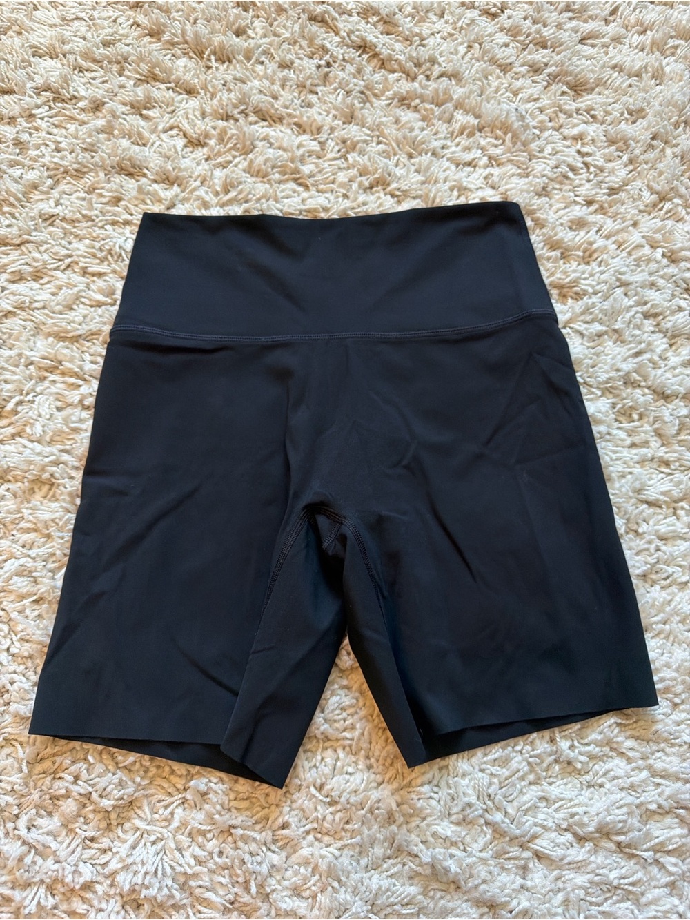 aerie Black High-Waist Bike Shorts